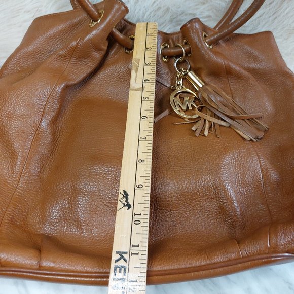 Michael Kors Astor Ring Tan Leather Tote - Picture 10 of 13